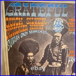 GRATEFUL DEAD Quicksilver Family Dog Concert Poster FD 54 Rick Griffin 1967