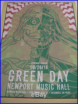 GREEN DAY Columbus, OH 2016 Rare Test Print Concert / Gig Poster 1 of a Kind