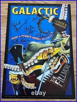 Galactic The Band Took Time to Sign This Original Concert Poster from 2003 Galactic The Band Took Time to Sign This Original Concert Poster from 2003