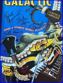 Galactic The Band Took Time to Sign This Original Concert Poster from 2003 Galactic The Band Took Time to Sign This Original Concert Poster from 2003