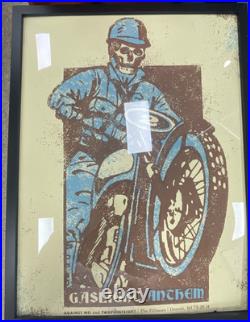 Gaslight Anthem Original Concert Poster Fillmore Detroit 9/20/14 Signed 70/70