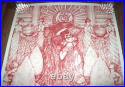 Ghost Bc Band Rare 2016 # 1100/1500 Numbered Litho Poster Dollar Concert Tix Lp Ghost Bc Band Rare 2016 # 1100/1500 Numbered Litho Poster Dollar Concert Tix Lp