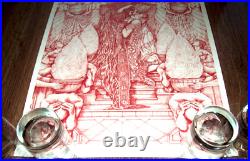 Ghost Bc Band Rare 2016 # 1100/1500 Numbered Litho Poster Dollar Concert Tix Lp Ghost Bc Band Rare 2016 # 1100/1500 Numbered Litho Poster Dollar Concert Tix Lp