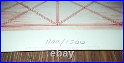 Ghost Bc Band Rare 2016 # 1100/1500 Numbered Litho Poster Dollar Concert Tix Lp Ghost Bc Band Rare 2016 # 1100/1500 Numbered Litho Poster Dollar Concert Tix Lp
