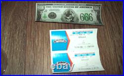 Ghost Bc Band Rare 2016 # 1100/1500 Numbered Litho Poster Dollar Concert Tix Lp Ghost Bc Band Rare 2016 # 1100/1500 Numbered Litho Poster Dollar Concert Tix Lp