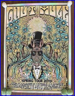 Gov't Mule Spring Tour 2019 Foil Dubois Original Concert Poster Silkscreen
