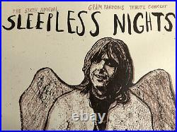 Gram Parsons Sleepless Nights GP Tribute Concert Posters 2004 & 2005 SF GAMH