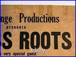Grass Roots STYX Aim 1974 Original Boxing Style Concert Poster Richmond VA