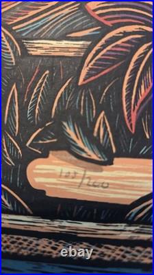 Grateful Dead Concert Poster Jack Straw Luke Martin Foil Variant #120 of 200