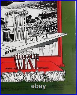 Grateful Dead Concert Poster Randy Tuten Signed Fillmore West 1969