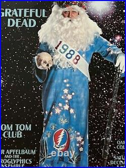 Grateful Dead Original Concert Poster From New Year's Eve 1988! Father Time bgp