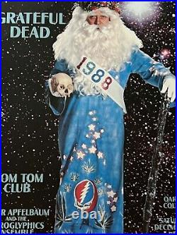 Grateful Dead Original Concert Poster From New Year's Eve 1988! Father Time bgp