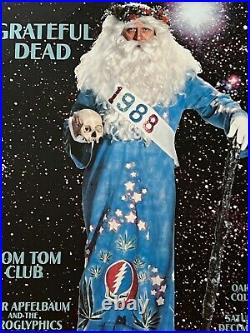 Grateful Dead Original Concert Poster From New Year's Eve 1988! Father Time bgp