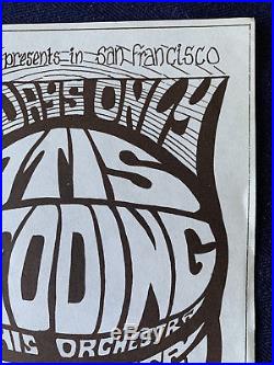 Grateful Dead Otis Redding Fillmore Concert Handbill 1966 BG 43 Alternative Vers