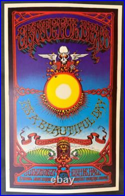 Grateful Dead Rick Griffin Hawaiian AOXOMOXOA Concert Poster Authentic 2nd Print