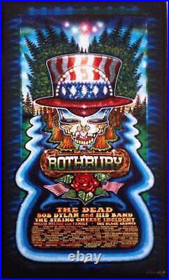 Grateful Dead Sci Dylan Rothbury 2009 Concert Poster Rizzi Original