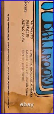 Grateful Dead Skeleton & Roses Avalon Ballroom Family Dog Concert Poster 1976