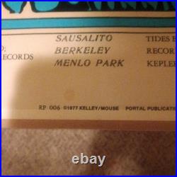 Grateful Dead Skeleton & Roses Avalon Ballroom Family Dog Concert Poster 1976