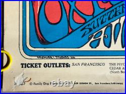 Grateful Dead Skeleton & Roses Avalon Ballroom Family Dog Concert Poster Fd-26-3