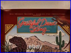 Grateful Dead/Sting Original First Print Concert Poster Las Vegas