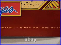 Grateful Dead/Sting Original First Print Concert Poster Las Vegas