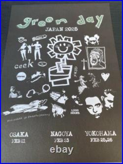Green Day / Japan Tour 2025 Concert Original GIG Poster 16x23in18x24in 457x610mm Green Day / Japan Tour 2025 Concert Original GIG Poster 16x23in18x24in 457x610mm