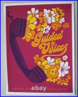 Guided By Voices Portland 2014 Concert Poster Dan Stiles Silkscreen Original
