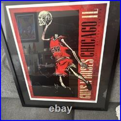 Guns N Roses Chicago 2017 Concert Tour Jordan Poster