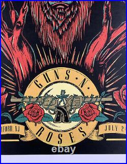 Guns N Roses Concert Poster 18x24 7/24/16 Not in this Lifetime Rutherford NJ Axl