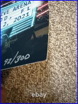 Guns N' Roses Concert Poster Hard Rock Live Arena Florida 2021 Limited Edition