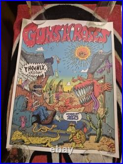 Guns N Roses Concert Poster Phoenix, Arizona 10/11/23 MISPRINT Ltd Ed 204/250
