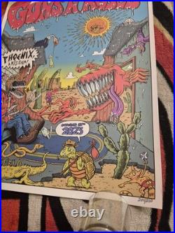 Guns N Roses Concert Poster Phoenix, Arizona 10/11/23 MISPRINT Ltd Ed 204/250