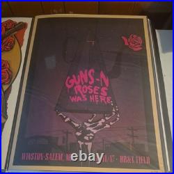 Guns N' Roses Winston-Salem NC Concert Poster 8/11/17 Limited Edition 111/275