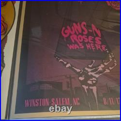 Guns N' Roses Winston-Salem NC Concert Poster 8/11/17 Limited Edition 111/275