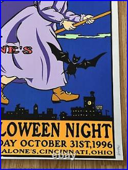 Halloween Night Sudsy Malone's Versus Kozik Original Concert Poster Signed #'d