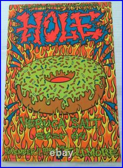 Hole San Francisco Vintage 1994 Concert Poster Courtney Love Kurt Cobain Wife