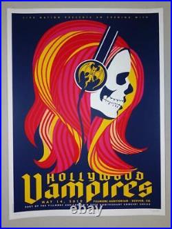 Hollywood Vampires Denver 2019 Concert Poster Stiles Silkscreen Original