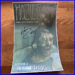 Hozier Signed 2018 Philadelphia concert poster Nina Cried Power Tour