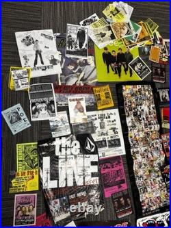 Huge Vintage 1996-2002 Lot of Concert Announcements, Posters, Flyers Punk Rock +