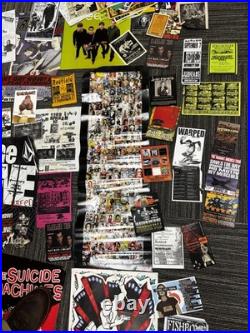 Huge Vintage 1996-2002 Lot of Concert Announcements, Posters, Flyers Punk Rock +