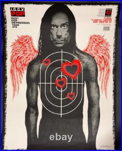 IGGY POP Post Pop Depression Original Concert Poster EMEK 2016 S/N Portchester