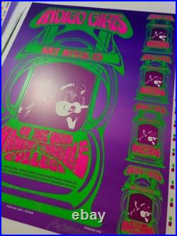 INDIGO GIRLS Concert Poster UNCUT Sheet Manhattanville College NY 2000 RARE INDIGO GIRLS Concert Poster UNCUT Sheet Manhattanville College NY 2000 RARE