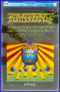 IRON BUTTERFLY BG141 OP1 FILLMORE concert poster RICK GRIFFIN MOSCOSO 1968 CGC
