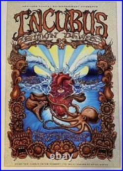 Incubus Concert Poster 2007 Berkeley