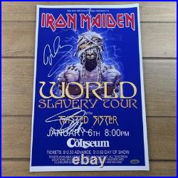 Iron Maiden SIGNED POSTER (Read) Autograph 11x17 Mini Concert Richfield with COA Iron Maiden SIGNED POSTER (Read) Autograph 11x17 Mini Concert Richfield with COA