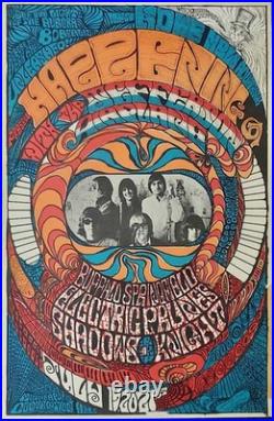 JEFFERSON AIRPLANE BUFFALO SPRINGFIELD MINNEAPOLIS 1967 Concert poster RARE