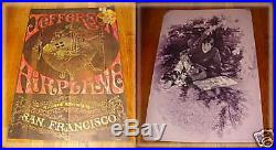 JEFFERSON AIRPLANE- Fillmore Auditorium CONCERT POSTER