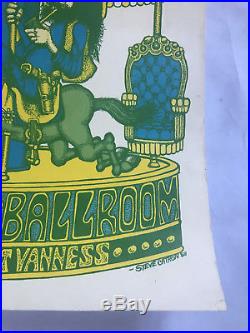 JOHNNY CASH Dan Hicks Carousel Ballroom Concert Poster Original 1968