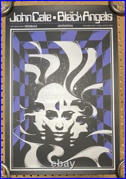 JOHN CALE/BLACK ANGELS 16X24 CONCERT ALTERNATE POSTER11/9/19AUSTIN #18 of 100