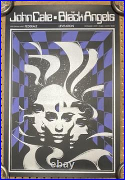 JOHN CALE/BLACK ANGELS 16X24 CONCERT ALTERNATE POSTER11/9/19AUSTIN #18 of 100